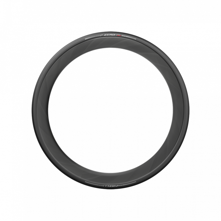 Pirelli P ZERO Race SL-R TLR tubeless road racing tyre with PAAS technology, shown on a bicycle wheel.