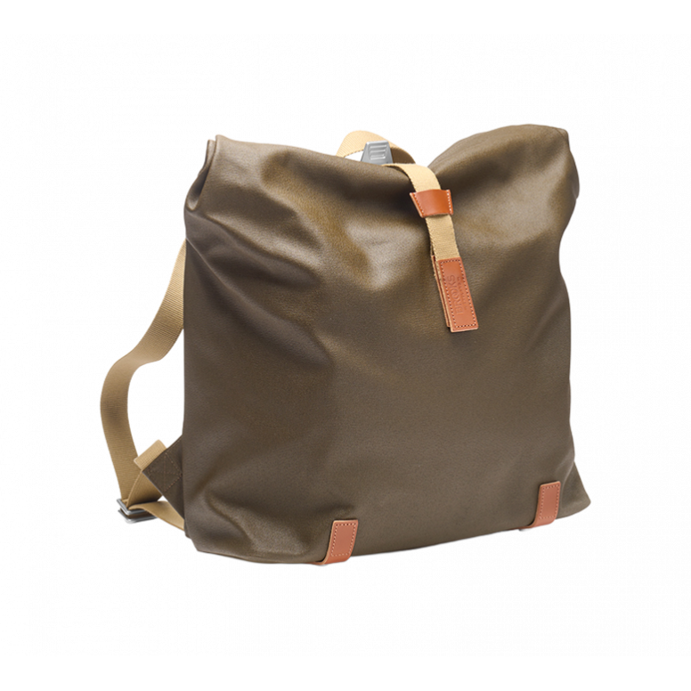 Brooks Pickwick Porter water-resistant commuter backpack with laptop pocket, black with multiple compartments and sturdy straps.