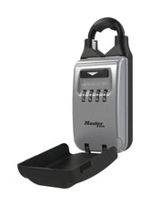 Master Lock 5420 universal combination key locker box with weather cover, angled design for secure outdoor key storage
