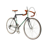 Light Blue Kings retro road bike with Reynolds 853 steel frame, 2x9 speed gears, vintage style, and light blue finish.