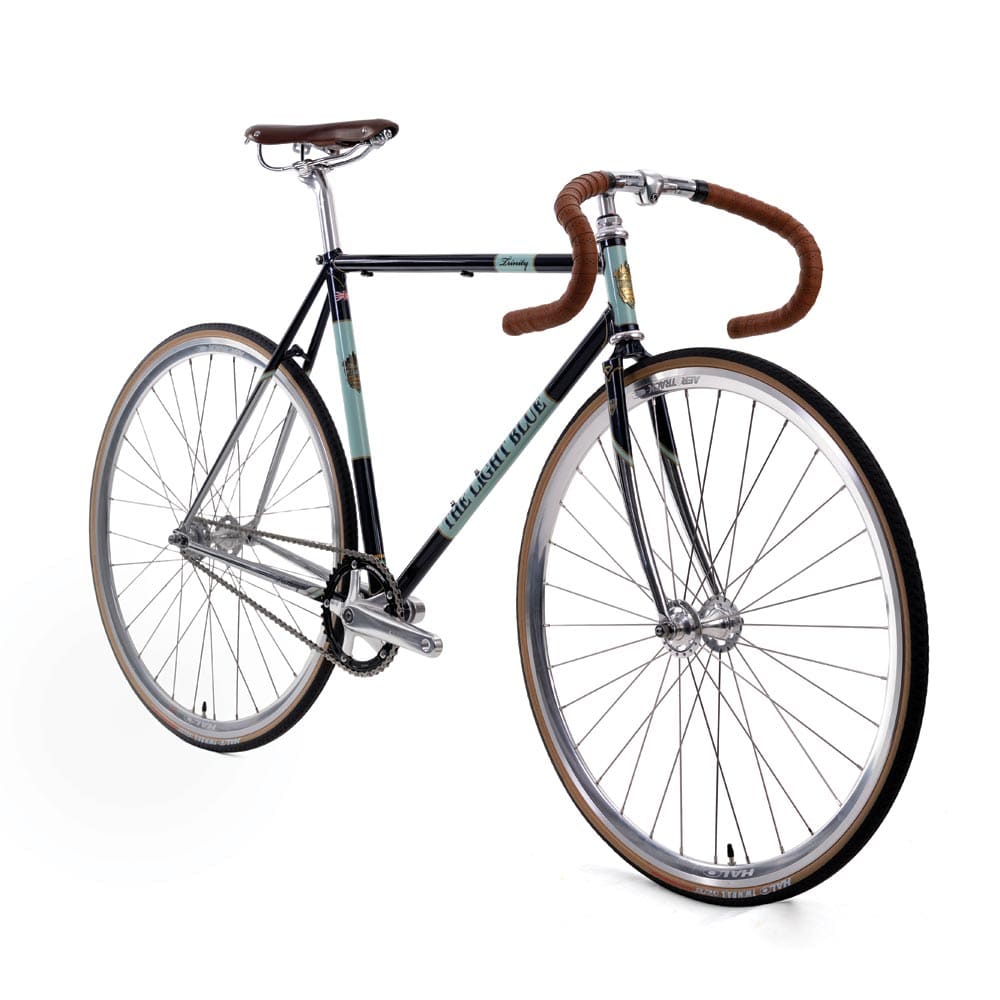 light blue fixie bike trinity pista p96745