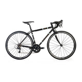 Light Blue Sport Wolfson Sora R3000 road bike with Shimano gears and Reynolds 853 steel frame, shown in a side view.