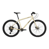 Surly Bridge Club 27.5 bike frame for touring and multi-surface riding, shown in black with sturdy construction and mounting points