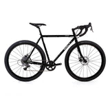 Black Surly Straggler 1x gravel bike with steel frame, suitable for commuting, touring, and gravel riding.