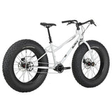 Surly Moonlander 2.0 fat bike with 9-speed Pinion gearbox and 24x6.25-inch fat tires, shown in gray color.