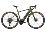 Giant Revolt E+ 1 2026 electric gravel bike with powerful motor and disc brakes, shown from a side view.