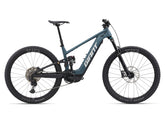 Giant Stance E+ 0 2026 full suspension e-mountain bike with SyncDrive Pro 3X motor, black frame and off-road tires.