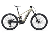 Giant Stance E+ 1 2026 full suspension e-mountain bike with SyncDrive Pro 3X motor, black frame, and rugged tires.