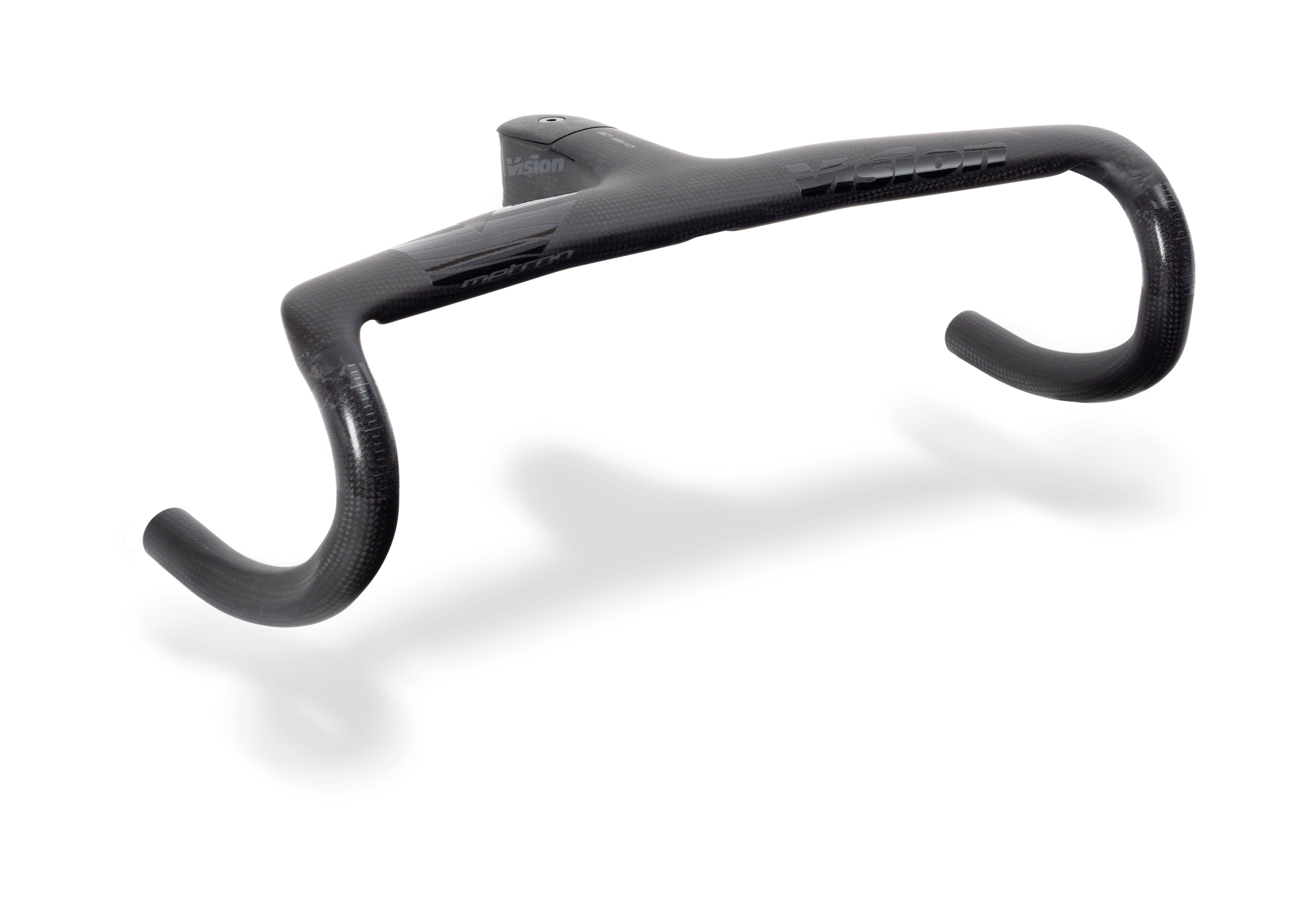 Vision Metron 5D ACR EVO integrated compact carbon road handlebar and stem, lightweight cycling components for performance road bikes