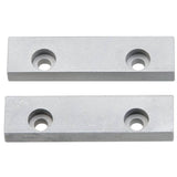 UNIOR spare aluminium jaws for 721/6 and 721Q/6 workshop tools, 2-piece replacement set in a close-up view