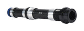 FSA MTB rear hub boost axle, durable bike component for smooth performance, shown in black with threaded ends.