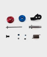 Fox Shock Float DPS SV/LV 2017 remote interface parts kit for rear shock components, includes various replacement parts.