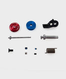 Fox Shock Float DPS SV/LV 2017 remote interface parts kit for rear shock components, includes various replacement parts.