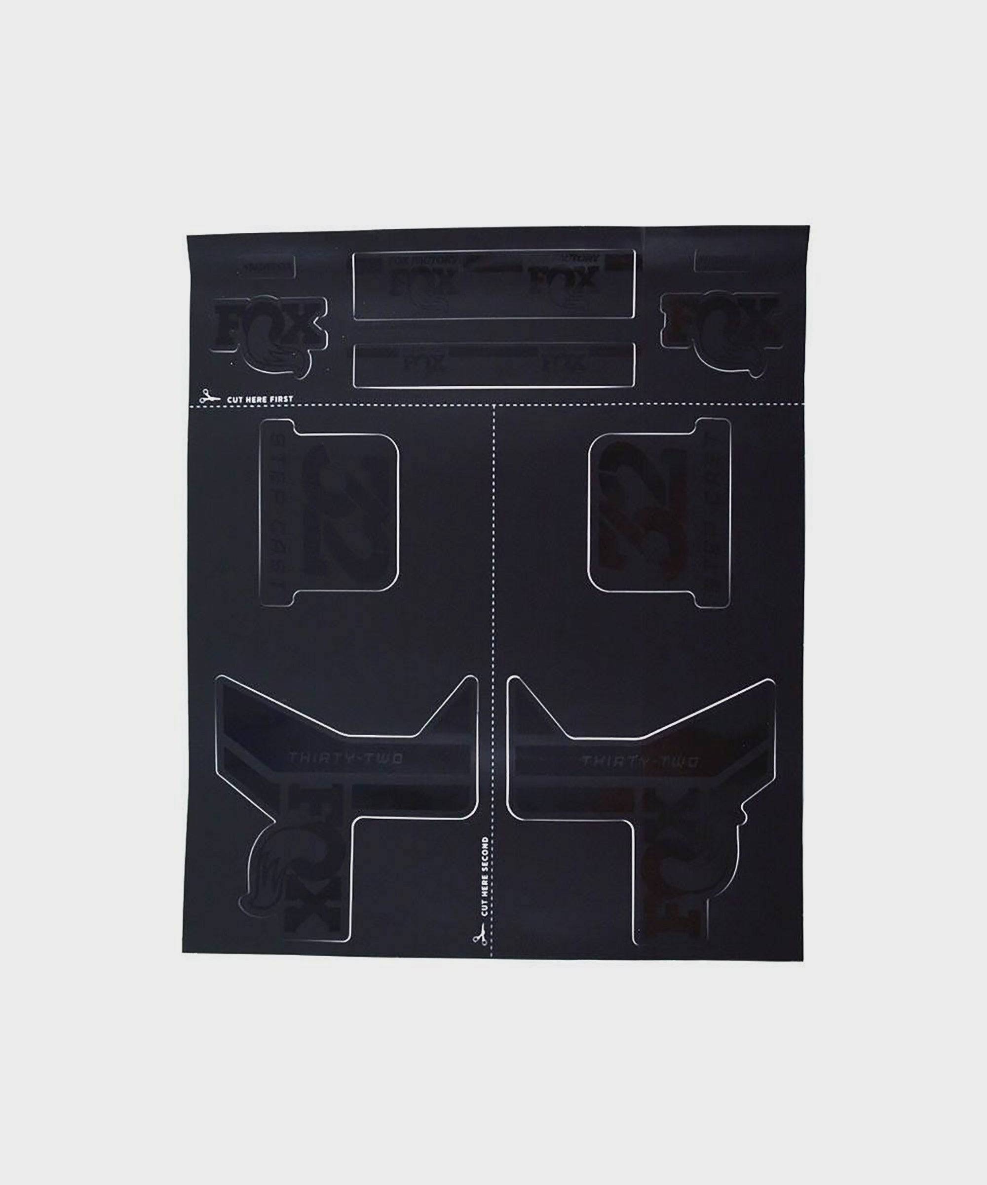Fox Fork Step-Cast Decal Kit 2017 Stealth