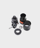 Fox Shock Float X2 rear shock update kit with spares and accessories, featuring components for mountain bike suspension upgrades.
