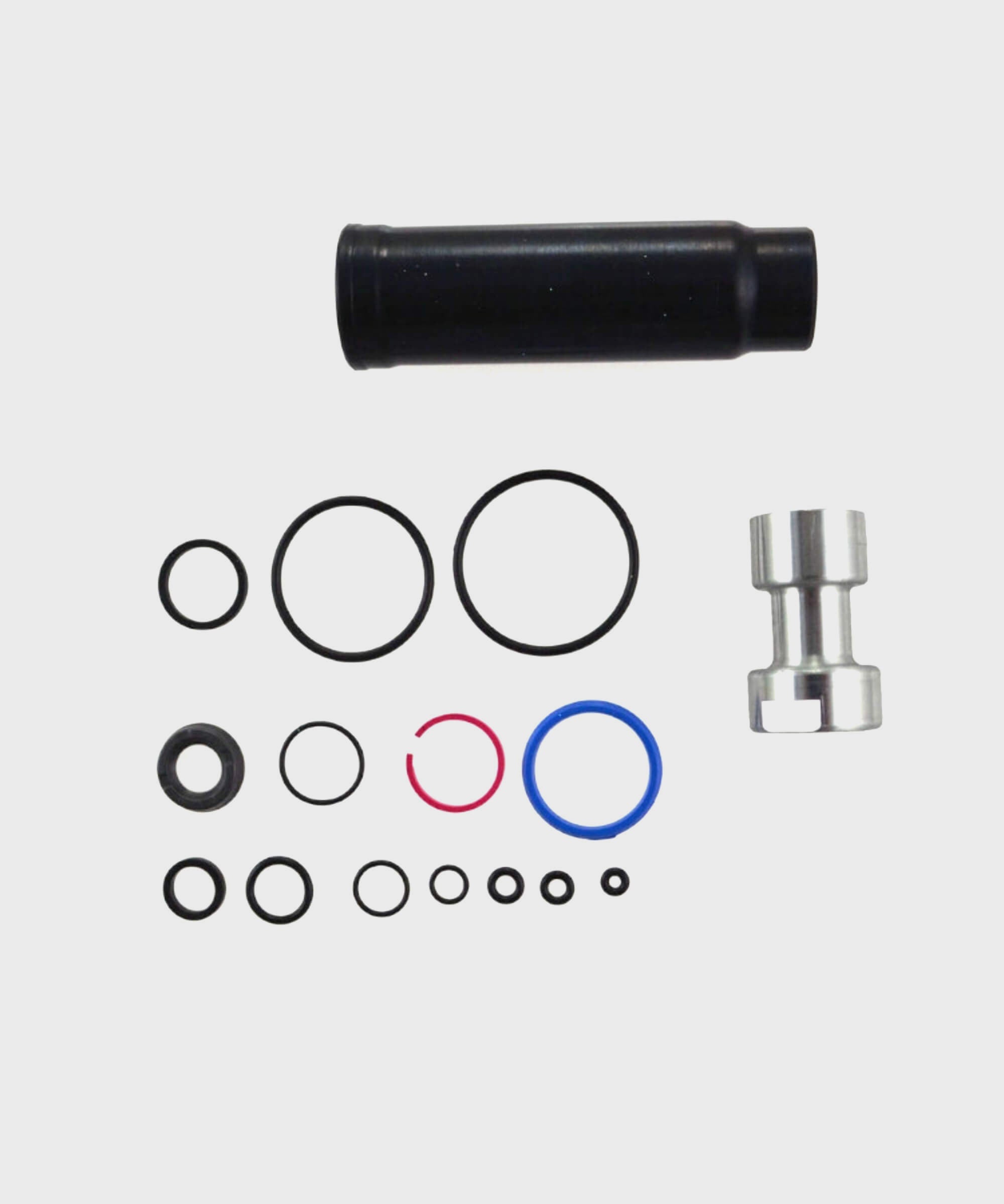 Fox Fork 32/34 Non-Stepcast FIT4 Damper Rebuild Seal Kit for MTB suspension, includes seals and components for Fox fork maintenance.