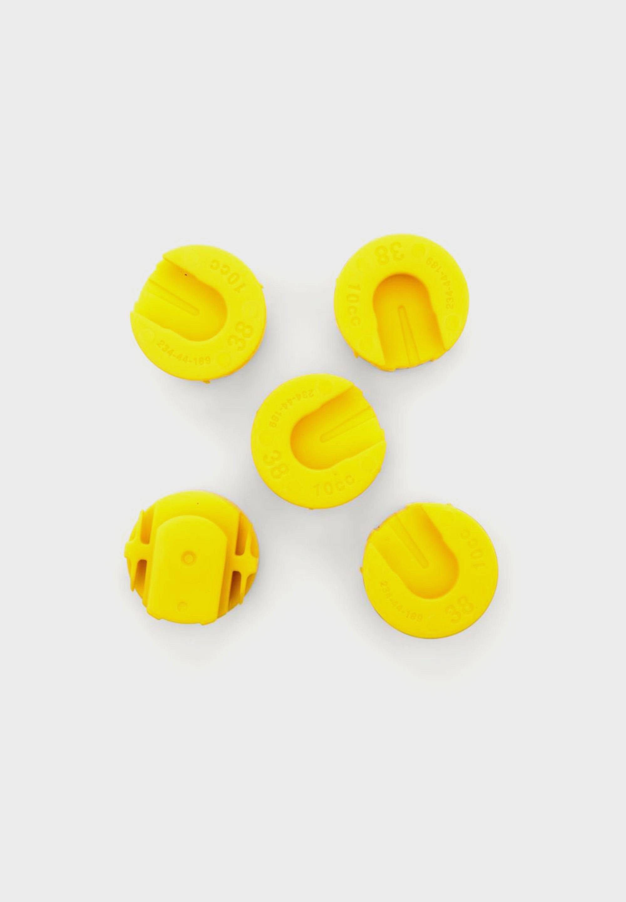 Fox Fork FLOAT NA 2 Volume Spacer Kit with 5 components for suspension tuning, designed for FOX mountain bike forks.