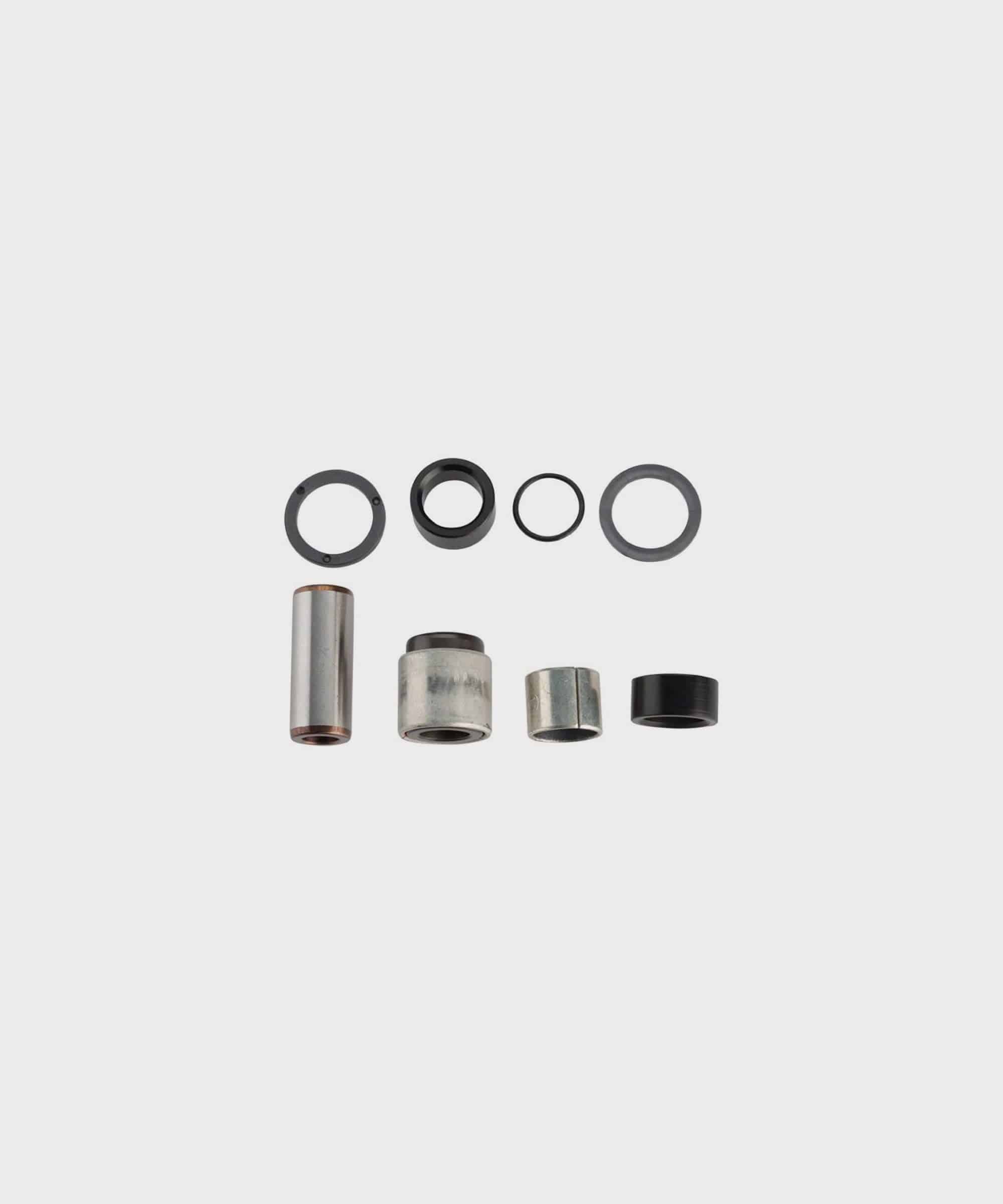 Fox rear shock mount hardware 5-piece kit for Specialized Epic Aluminium 2011 mountain bike components, includes mounting hardware.