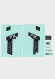 Fox Fork 34 AWL decal kit for 2025 matte and shiny black suspension forks, includes decals for Fox suspension components.