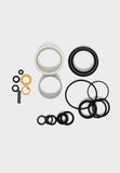 Fox Transfer seatpost full rebuild seal kit for 2025 models, compatible with 30.9-34.9mm seatposts, includes seals and components.