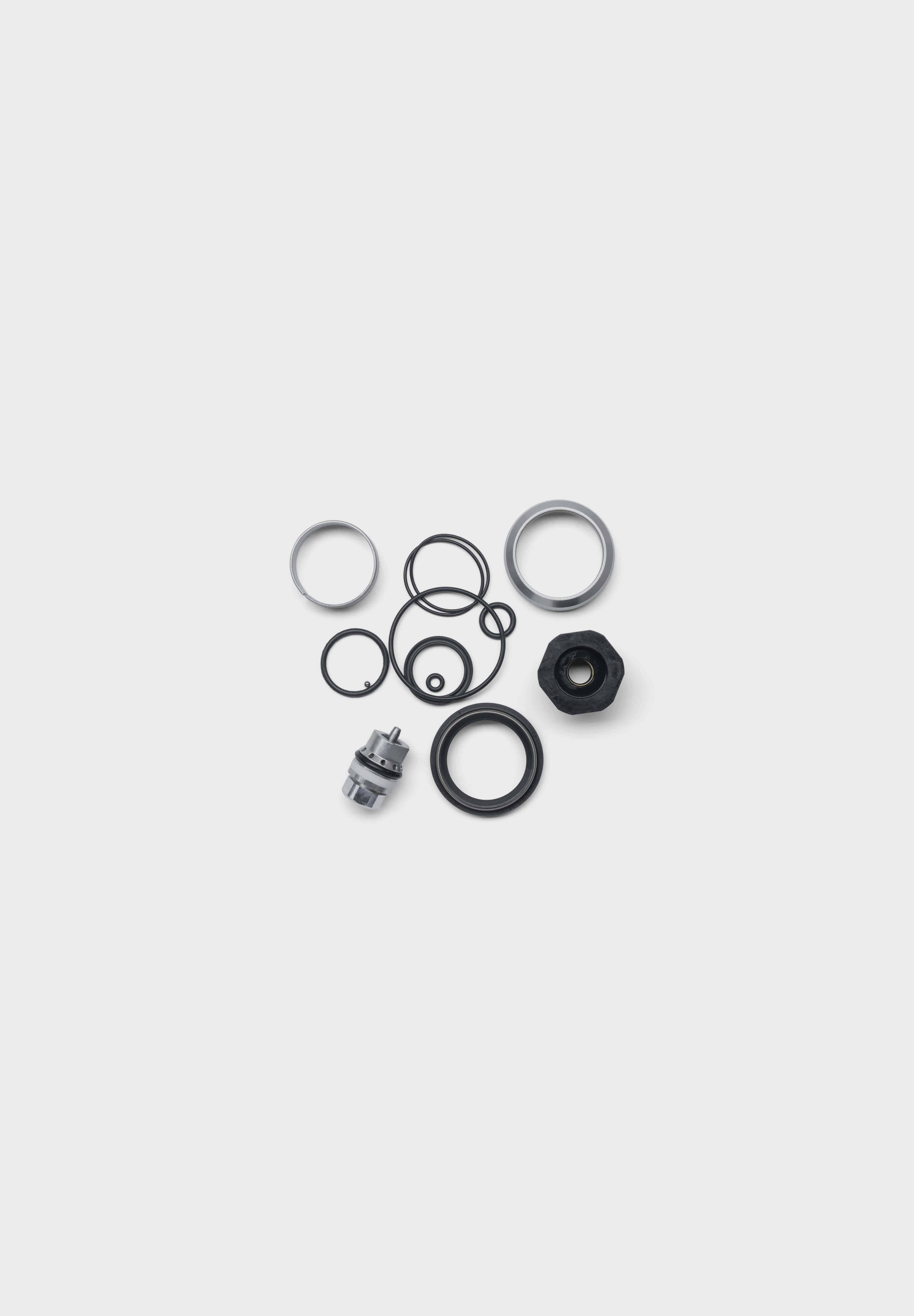 Fox Transfer Seapost 2025 full rebuild kit with sealhead and piston for 30.9-34.9mm mountain bike dropper seatpost components.