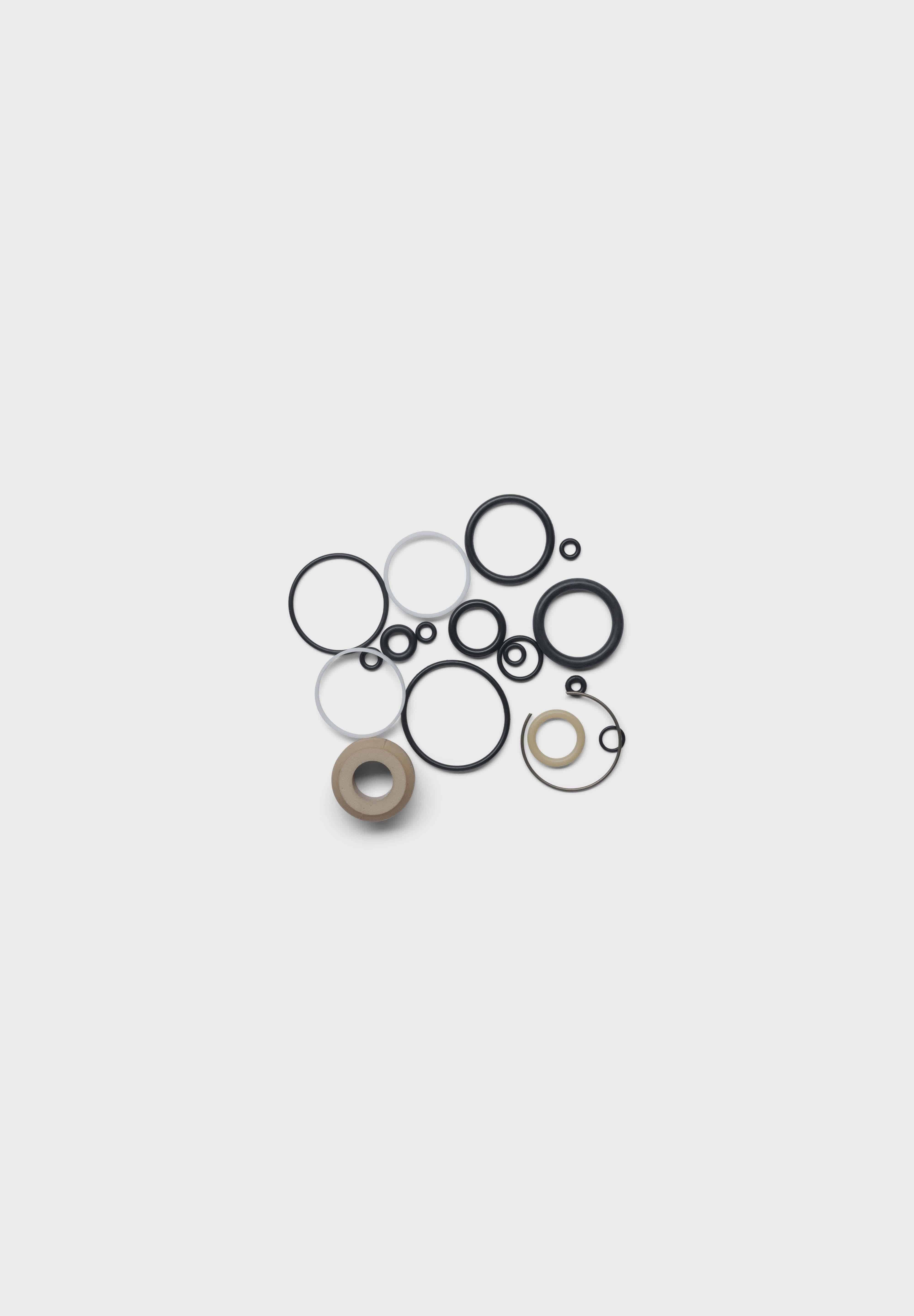 Fox Shock Float X2 Gen 2 damper rebuild seal kit for 2024 suspension repair, featuring components for Fox shock absorbers.