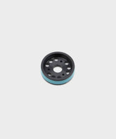Fox Shock Float DPS piston assembly for rear shock damping, featuring anti-clunk digressive components, shown in the image.