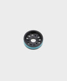 Fox Shock Float DPS piston assembly for rear shock damping, featuring anti-clunk digressive components, shown in the image.
