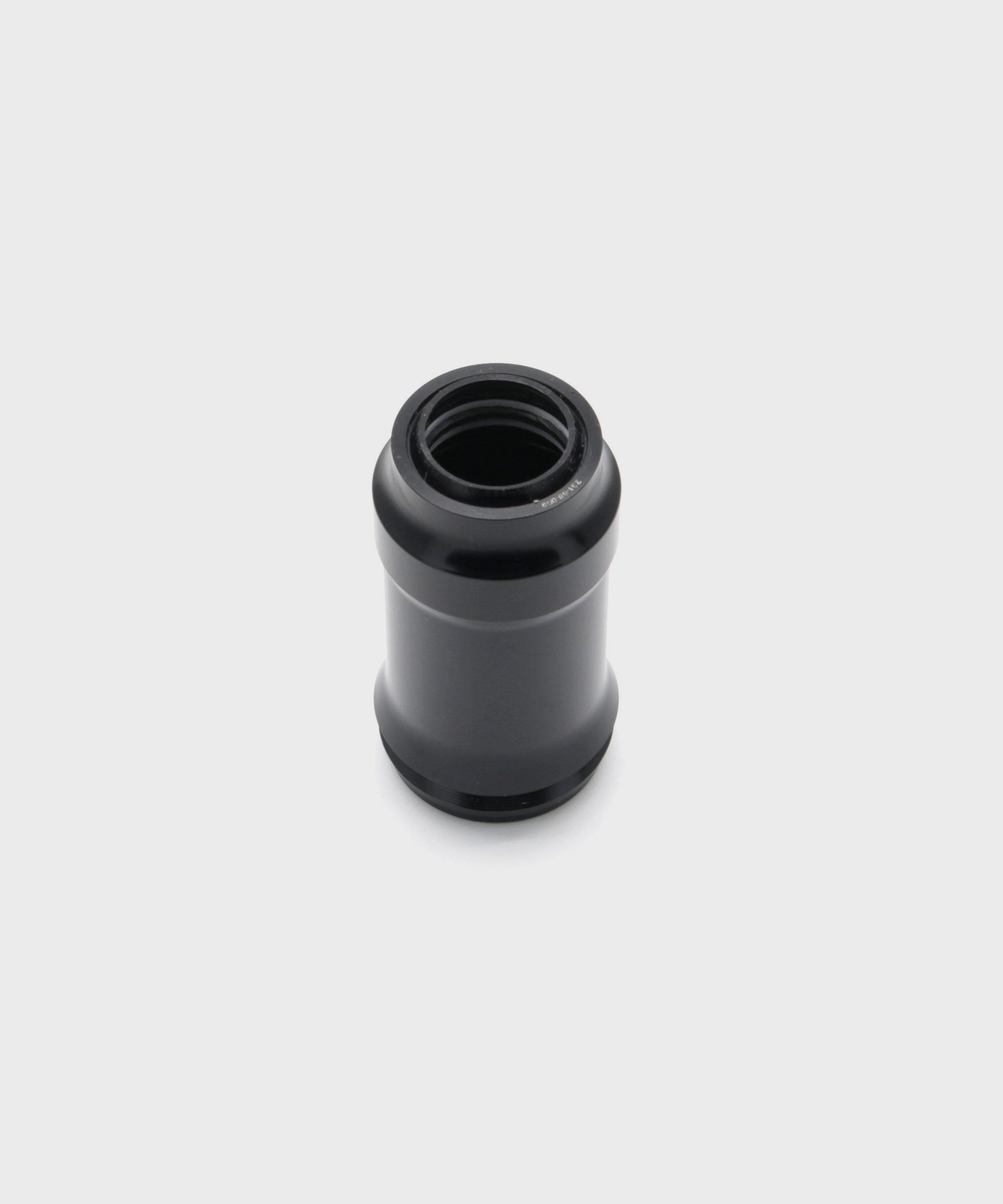 Fox Shock LV-Metric Evol sleeve assembly in black anodized finish, rear shock spare part for 2018 mountain bikes.