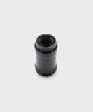 Fox Shock LV-Metric Evol sleeve assembly in black anodized finish, rear shock spare part for 2018 mountain bikes.