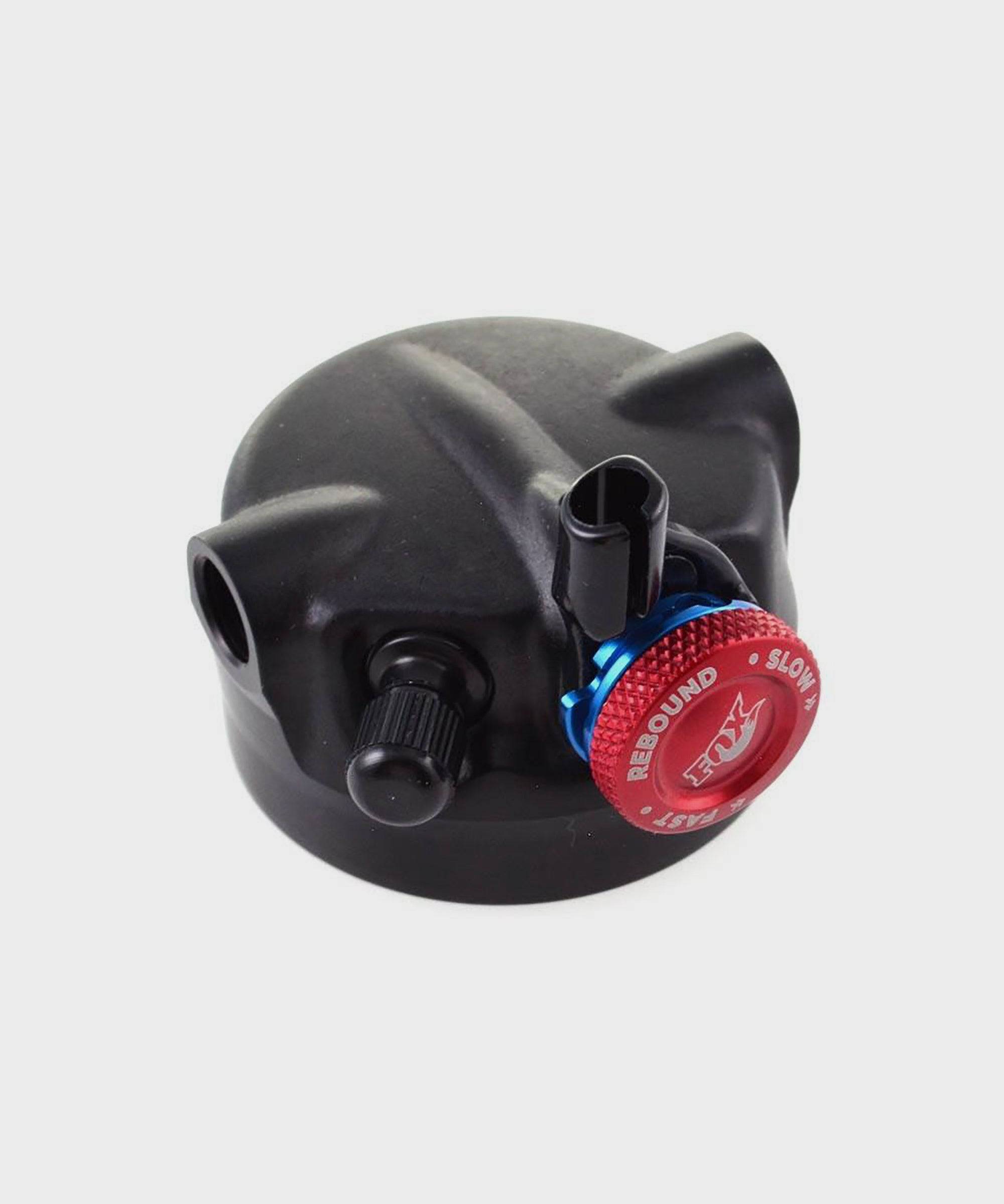 Fox Shock Float DPS remote up trunnion LV eyelet assembly replacement component for Fox shocks, 2017 model.