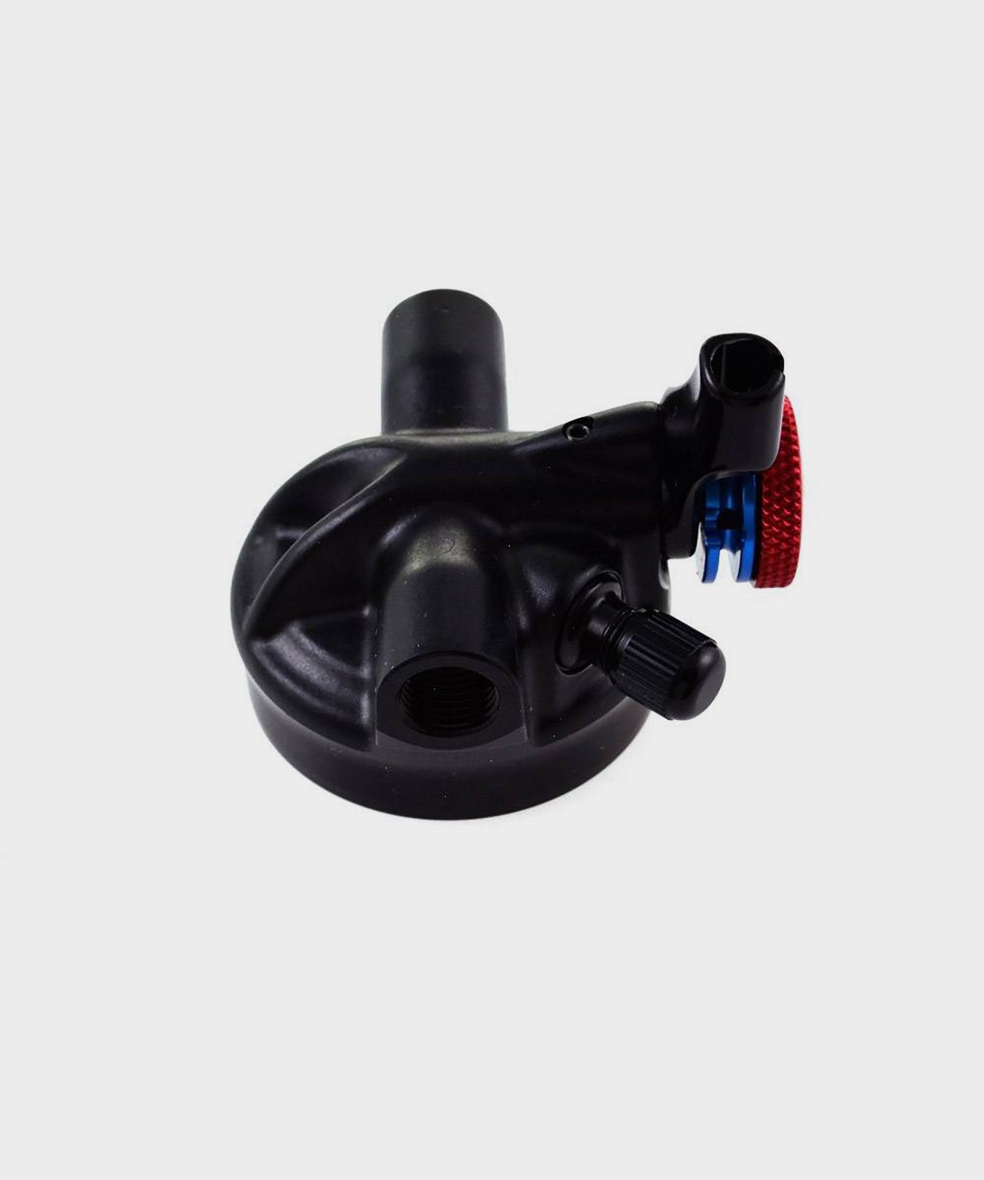 Fox Shock Float DPS remote trunnion eyelet assembly for rear suspension, compatible with 2018 Fox shock components.
