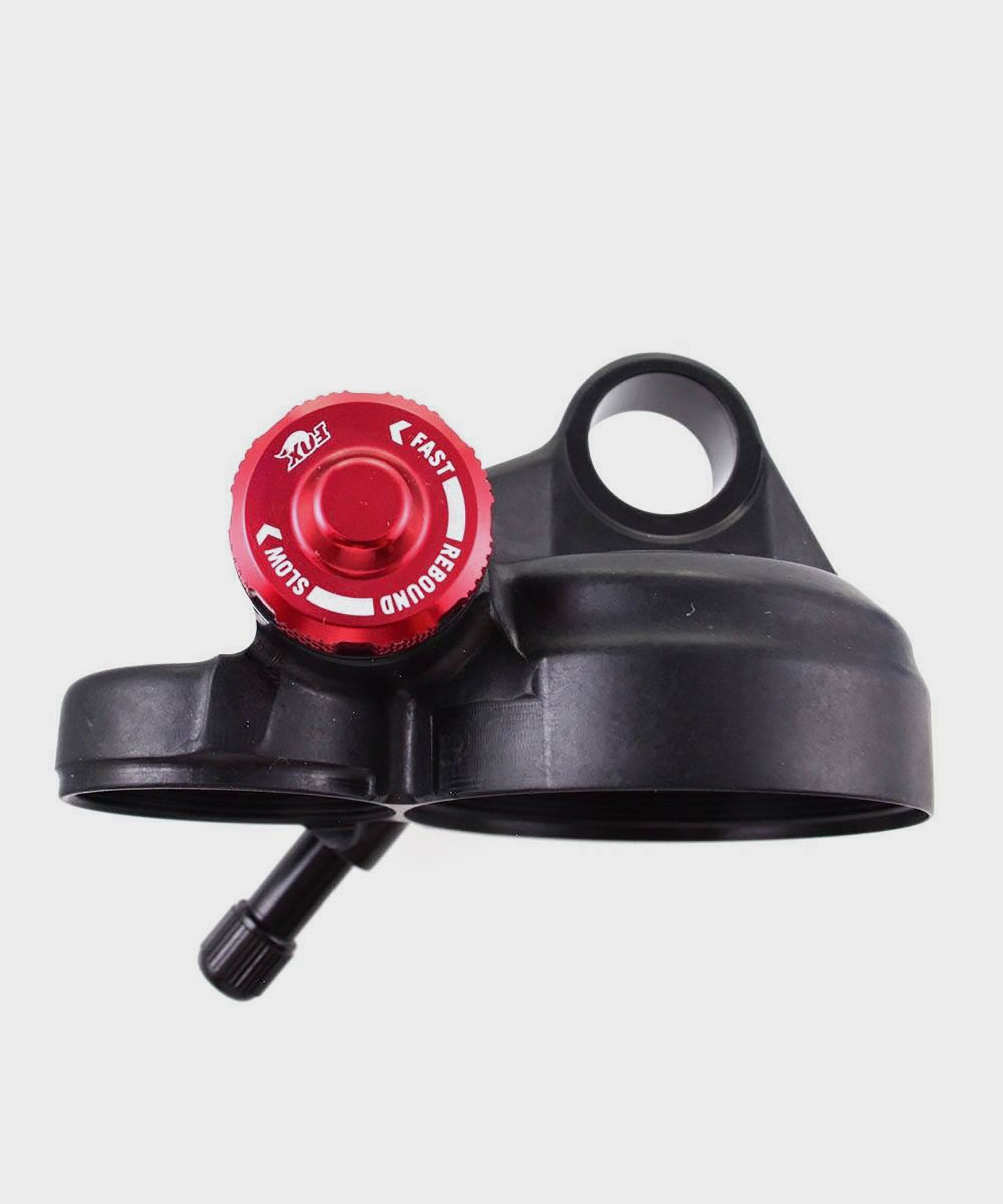 Fox Shock Float DPX2 P-S 3-Pos Eyelet Assembly for rear suspension upgrade, showing detailed components and mounting points.
