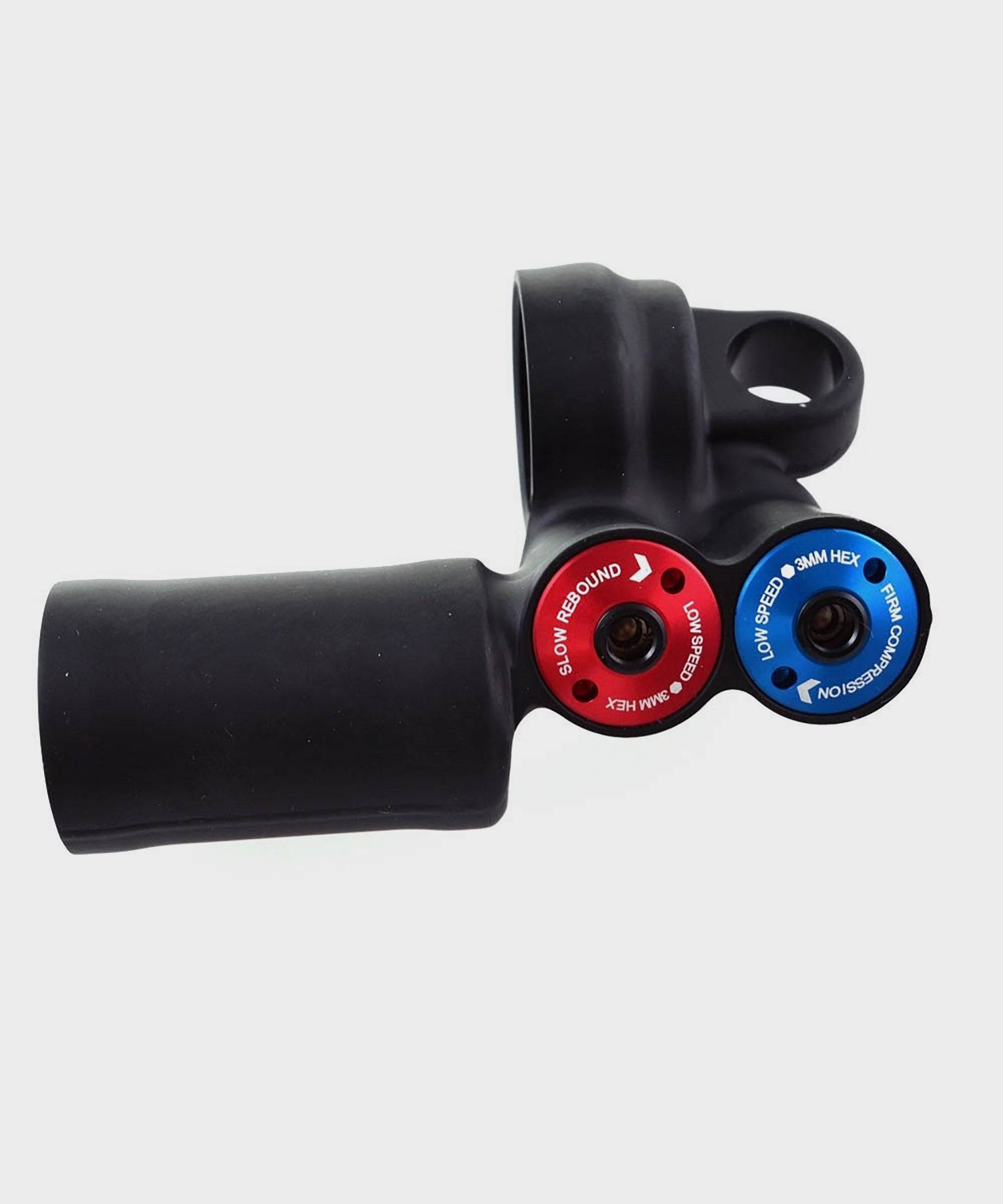 Fox Shock DHX2 P-S Eyelet Assembly for 2018 rear shock, replacement component, durable mountain bike suspension part.