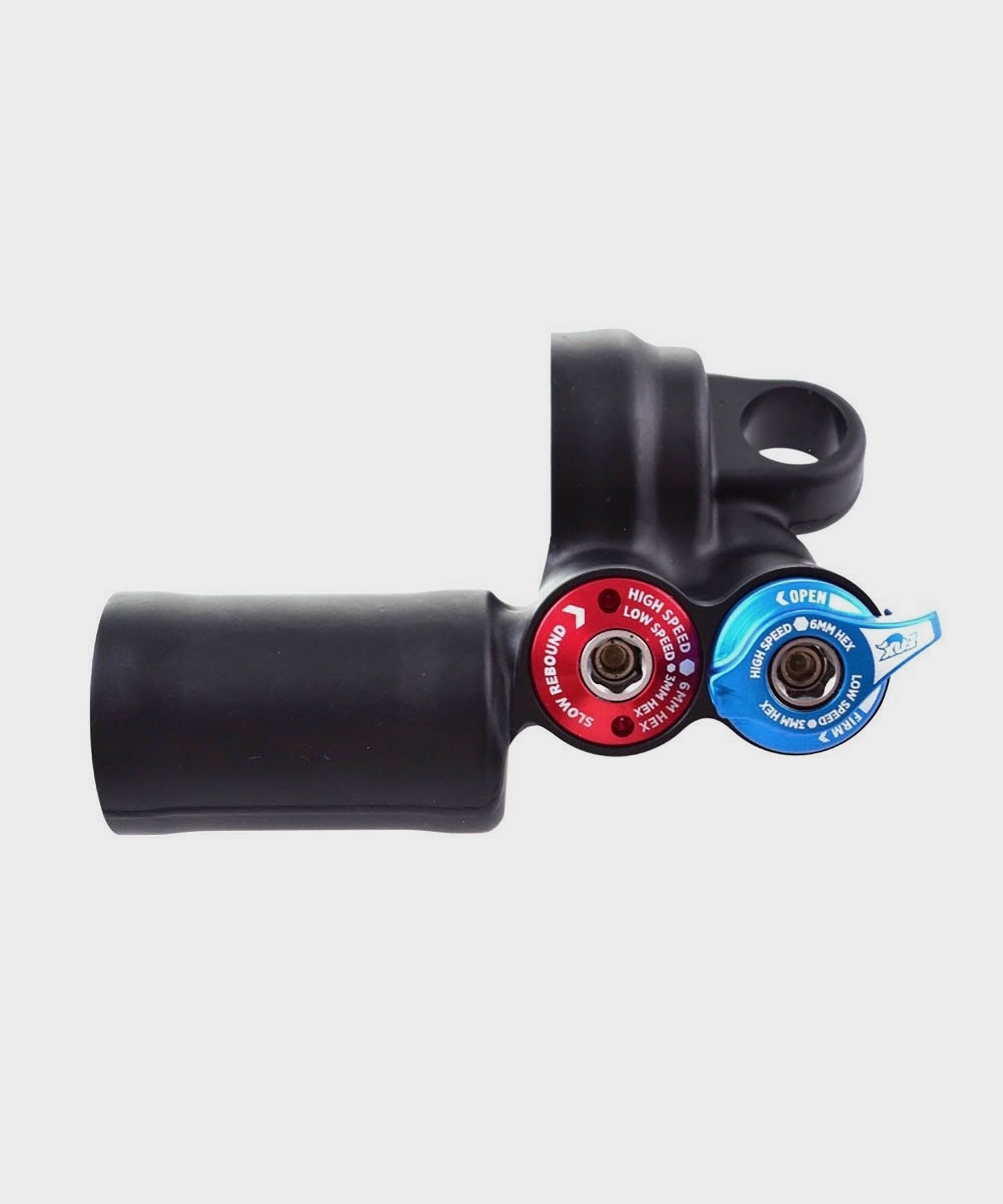 Fox Shock DHX2 F-S 2-Position Adjustable Eyelet Assembly, 2018 replacement component, shown in the image.