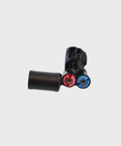 Fox Shock DHX2 P-S Trunnion Eyelet Assembly for 2018 rear shock, bicycle suspension component, replacement part with detailed metal fittings.