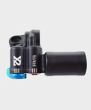 Fox Shock DHX2 2018 rear shock P-S eyelet assembly showing adjustable components for mountain bike suspension.