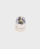 Fox Fork FIT4 bearing housing assembly for suspension components, showing the replacement kit with metal parts and seals.