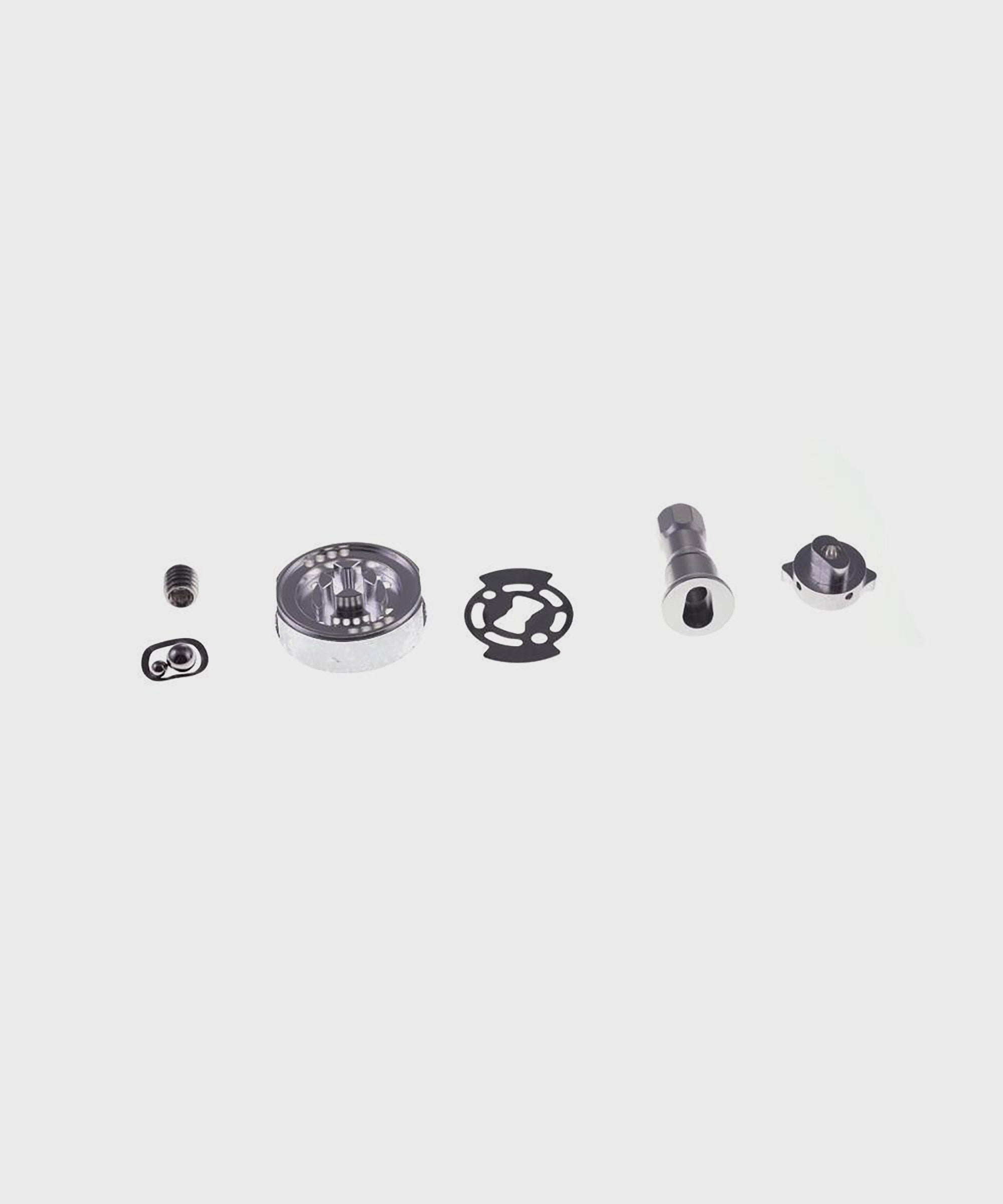 Fox Fork FIT4 P-S Top Cap Parts Kit with remote U-cup push-unlock for 2018 suspension control, includes components for fork maintenance.