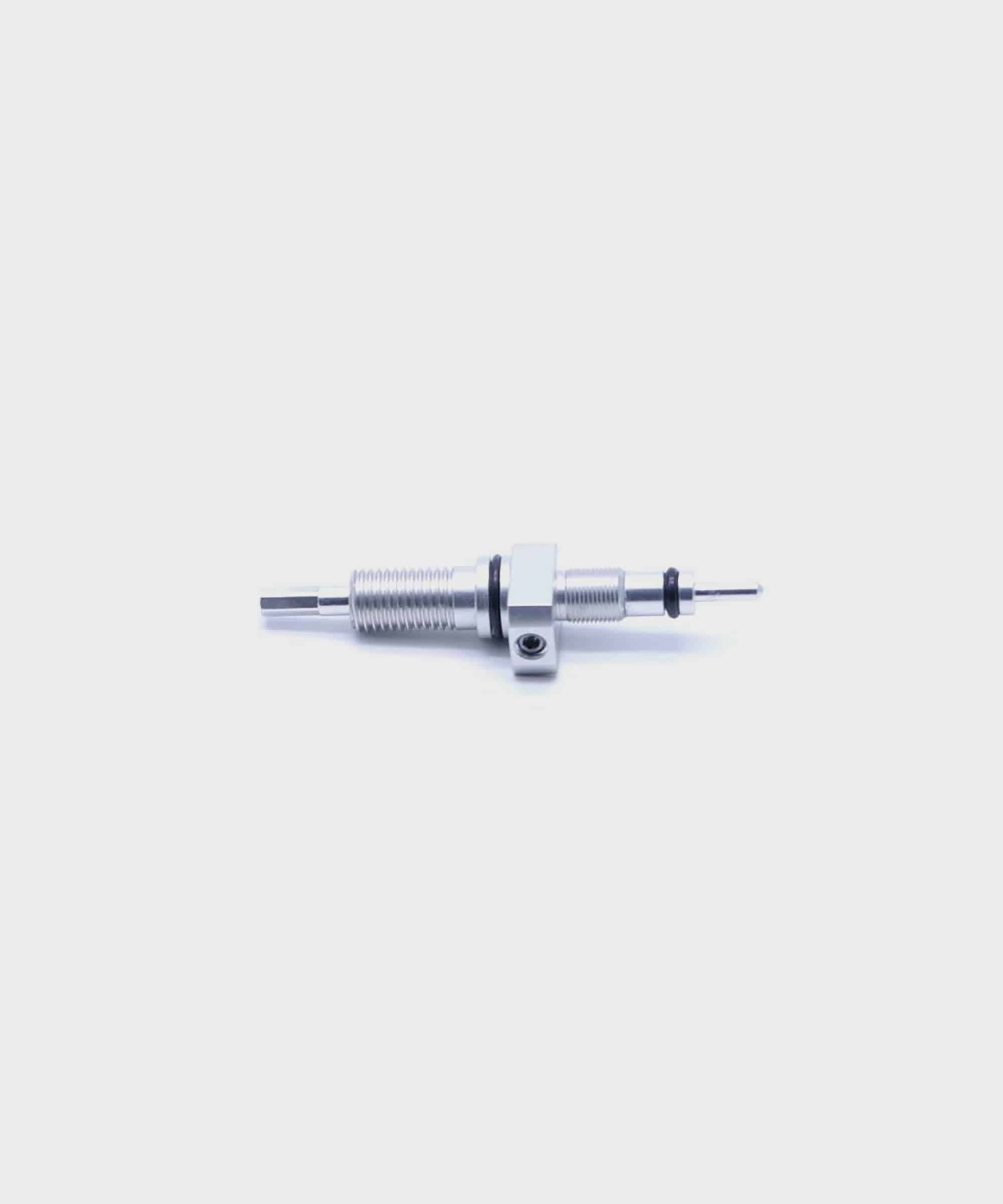 Fox Fork 34 SC FIT4 rebound adjuster assembly with 8mm shaft for 2019 suspension forks, component part for Fox mountain bikes.
