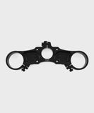 Fox Fork 40 Flat Upper Crown for 2021+ mountain bike forks, shown with spares and accessories for improved stability.