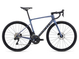 Giant Defy Advanced 1 2026 road bike with endurance carbon frame and disc brakes, shown from side view.