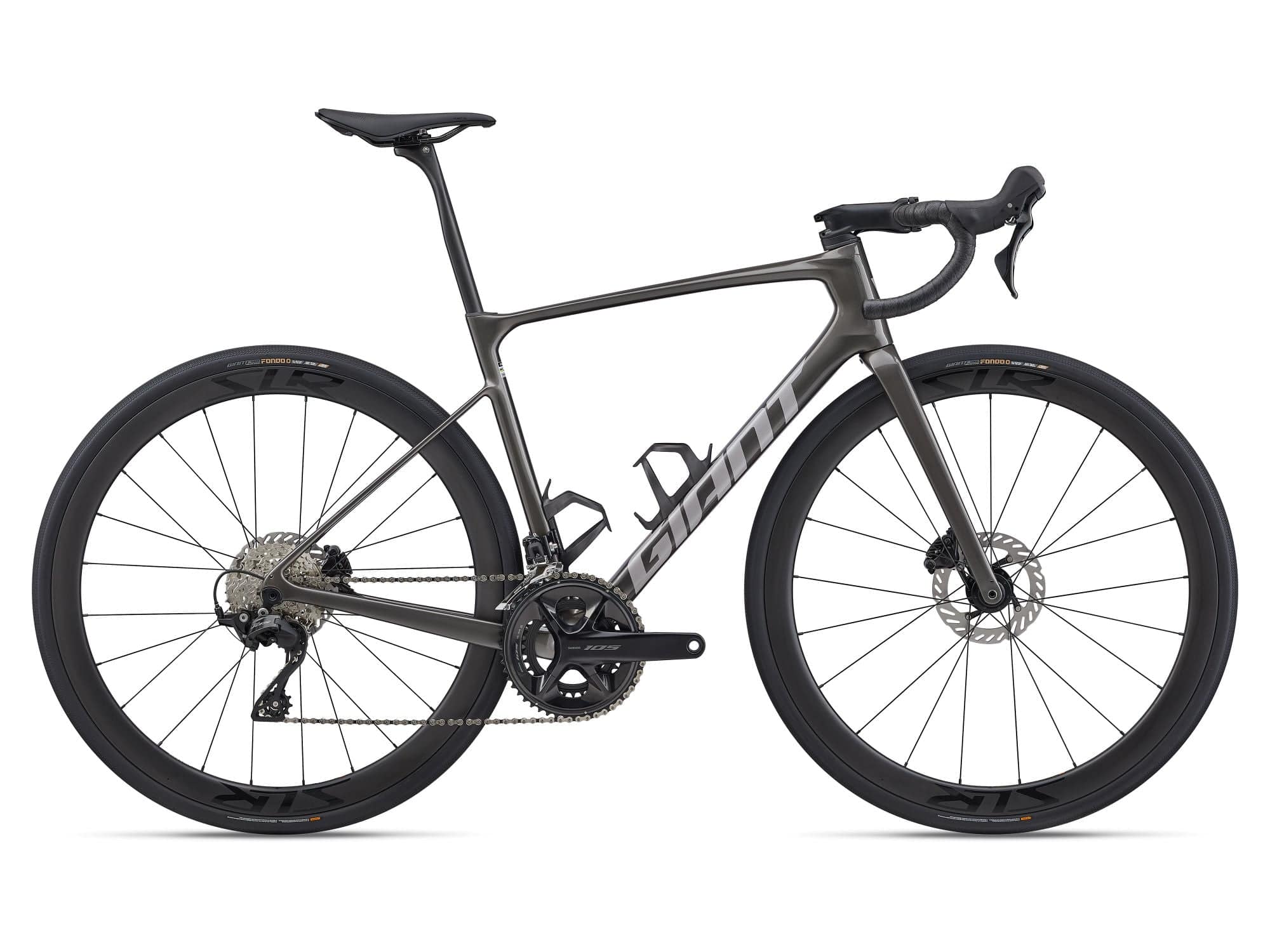 Giant Defy Advanced Pro 2 2026 road bike with endurance carbon frame and disc brakes, shown from side view