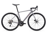 Liv Langma Advanced 2 Pro Compact 2026 road bike with disc brakes and 700c wheels, featuring aerodynamic frame and sleek design.