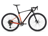 Giant Revolt X 1 2026 gravel bike with front suspension and adjustable geometry, shown in a side view.