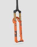 Fox 32 SC Float Factory GRIP SL suspension fork with Kashima coating and boost axle, mounted on a mountain bike.