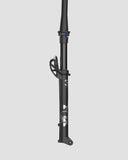 Fox 32 SC Float Perf GRIP MTB fork with FLOAT EVOL air suspension and GRIP damping, matte finish, side view.