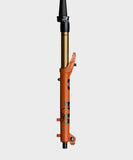 Fox 36 Float Factory GRIP X2 tapered all-mountain and enduro fork with suspension components and adjustable features.