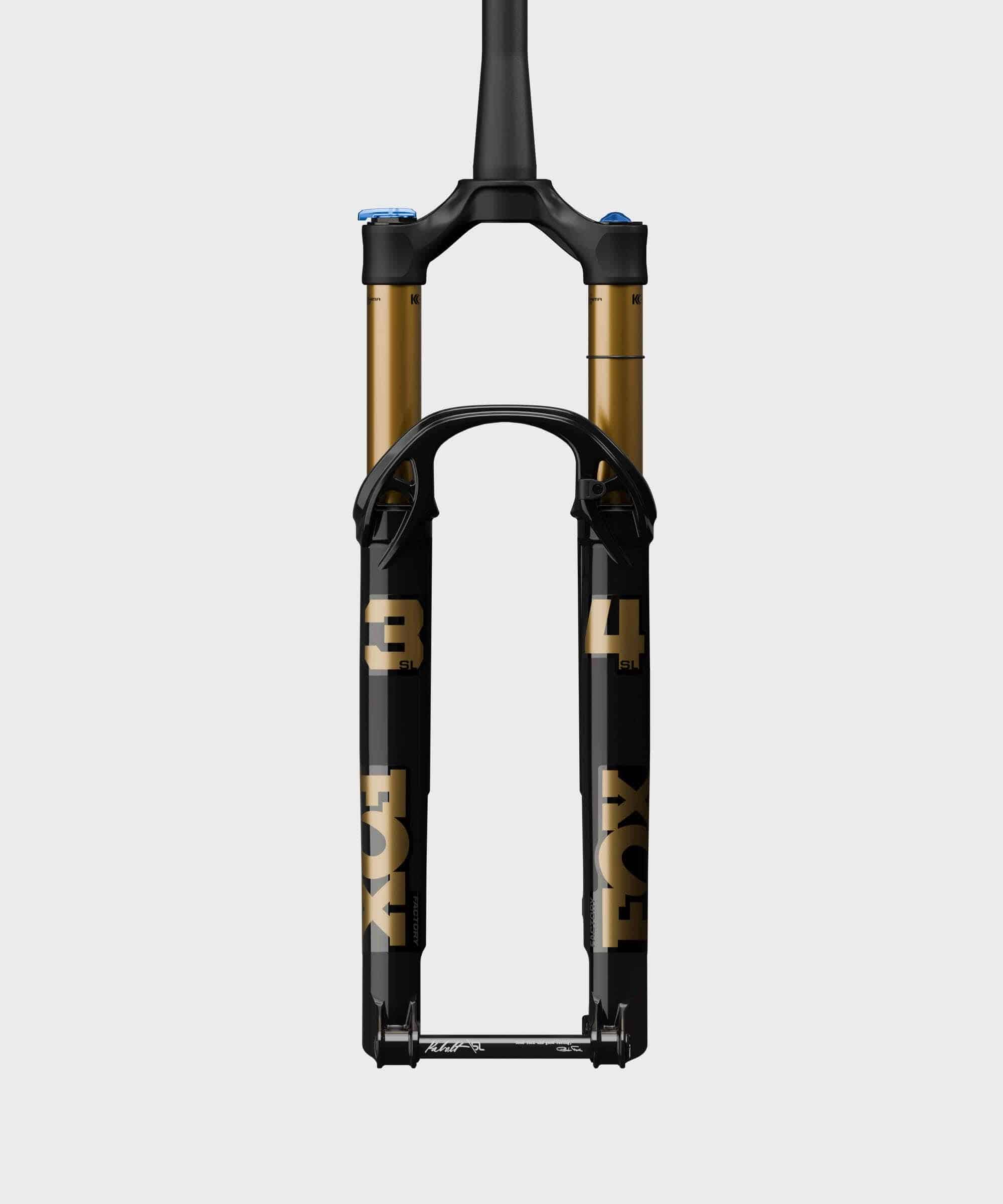 Fox 34 SL Float Factory GRIP SL 29-inch tapered MTB fork with 3-position adjustable suspension and lightweight components.