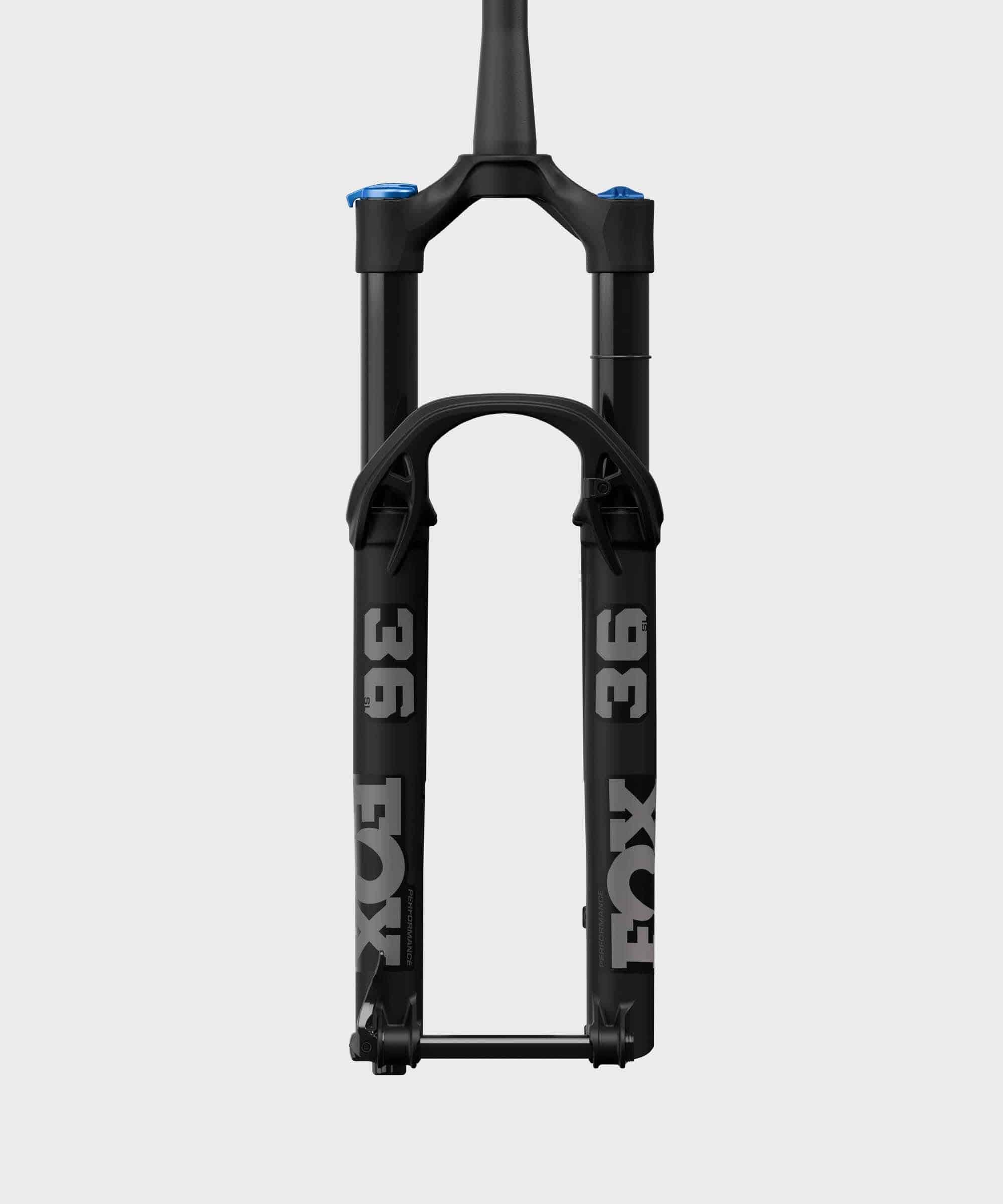 Fox 36 SL Float Perf GRIP 3-Pos Adjustable Tapered 29-inch mountain bike fork with 140mm travel and 15QR110 axle in black.